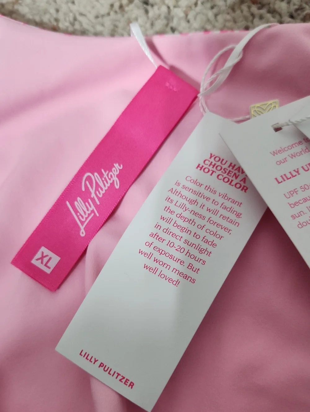 NWT Lilly Pulitzer Luxletic Ari Reversible Active Tank Top. Size XL